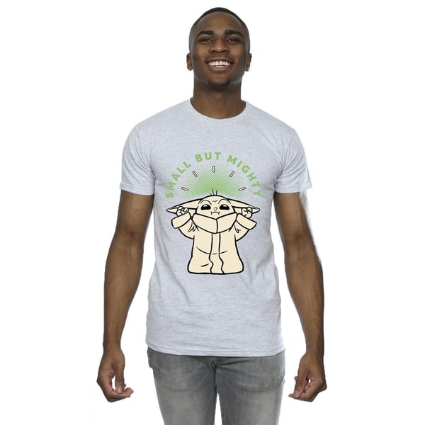 Star Wars Mens The Mandalorian Small But Mighty Grogu T-Shirt