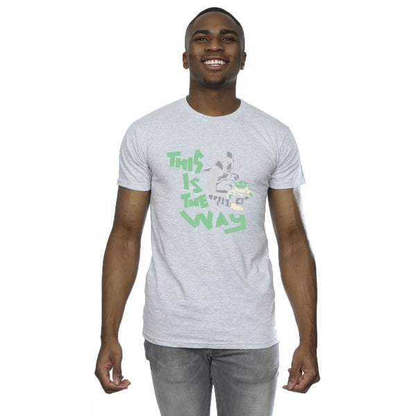 Star Wars Mens The Mandalorian This Is The Way Duo T-Shirt