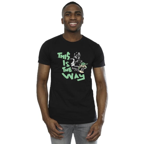Star Wars Mens The Mandalorian This Is The Way Duo T-Shirt