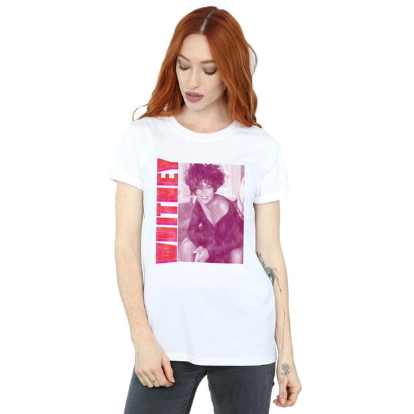 Whitney Houston Womens/Ladies Whitney Pose Cotton Boyfriend T-Shirt