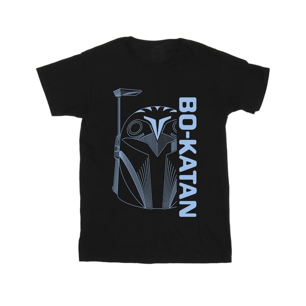 Star Wars Mens The Mandalorian Bo Katan Helm T-Shirt