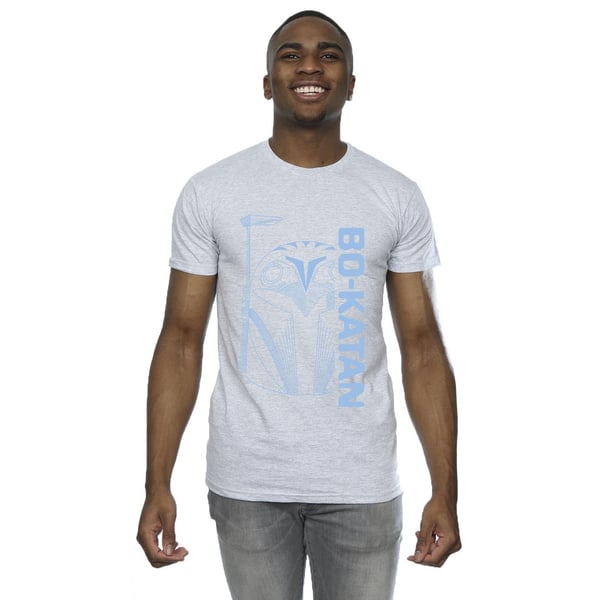 Star Wars Mens The Mandalorian Bo Katan Helm T-Shirt