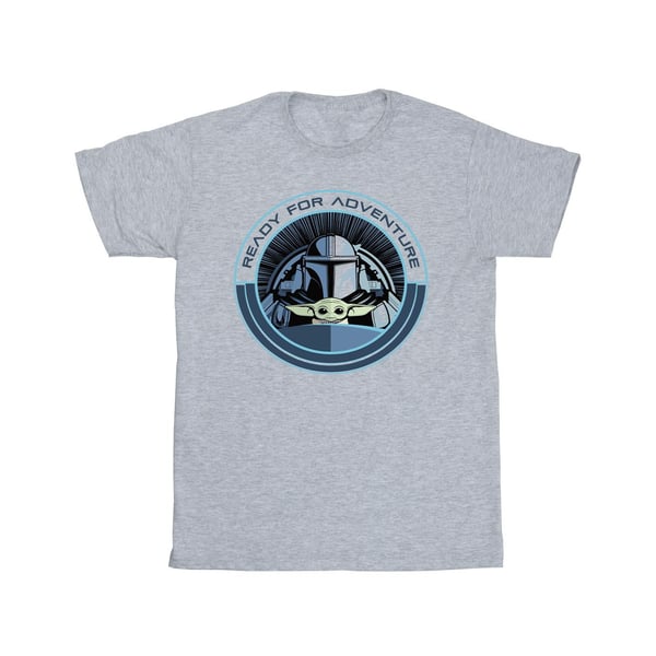 Star Wars Mens The Mandalorian Grogu Ready For Adventure T-Shirt