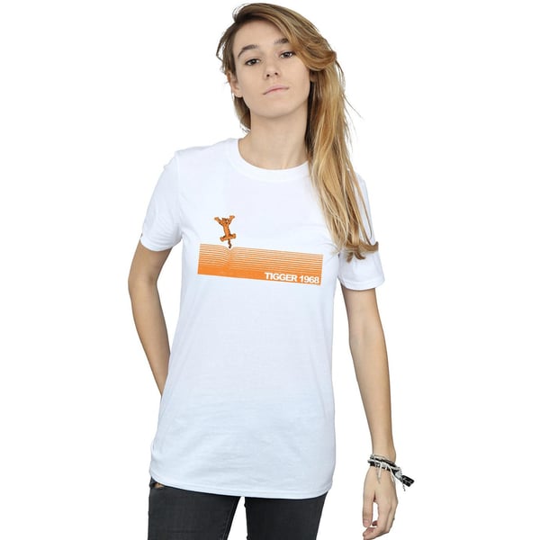 Disney Womens/Ladies Winnie The Pooh Tigger 1968 Cotton Boyfriend T-Shirt