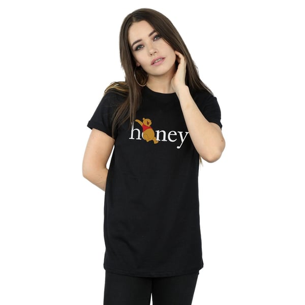 Disney Womens/Ladies Winnie The Pooh Honey Cotton Boyfriend T-Shirt