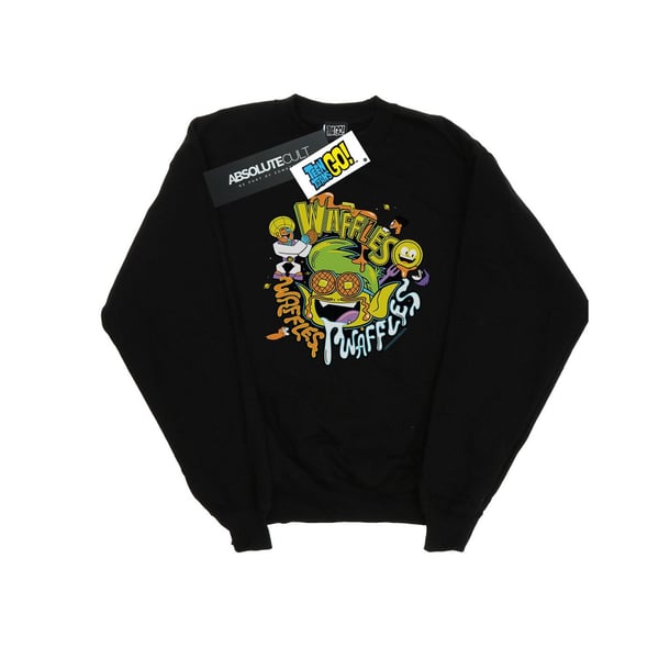 DC Comics Mens Teen Titans Go Waffle Mania Sweatshirt