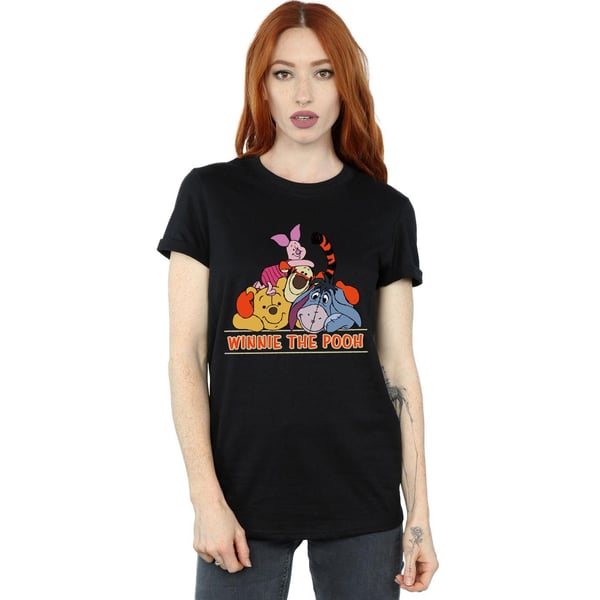 Disney Womens/Ladies Winnie The Pooh Group Cotton Boyfriend T-Shirt