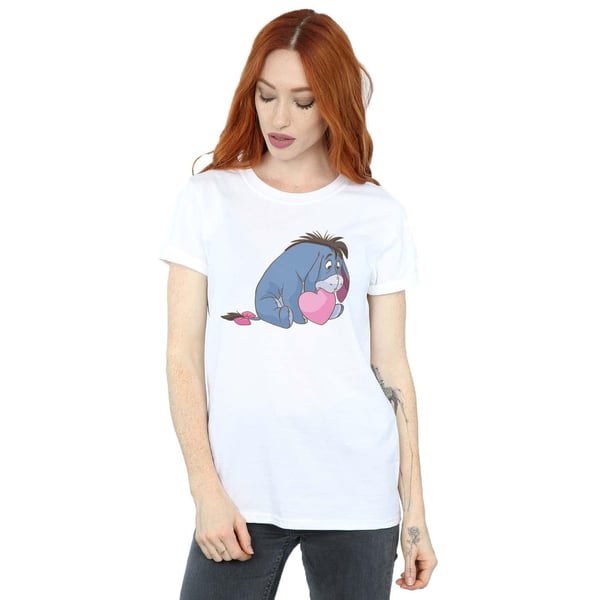 Disney Womens/Ladies Winnie The Pooh Eeyore Mouth Cotton Boyfriend T-Shirt