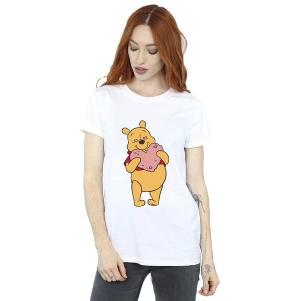 Disney Womens/Ladies Winnie The Pooh Heart Eyes Cotton Boyfriend T-Shirt