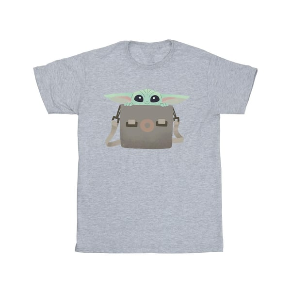 Star Wars Mens The Mandalorian Grogu Luggage T-Shirt