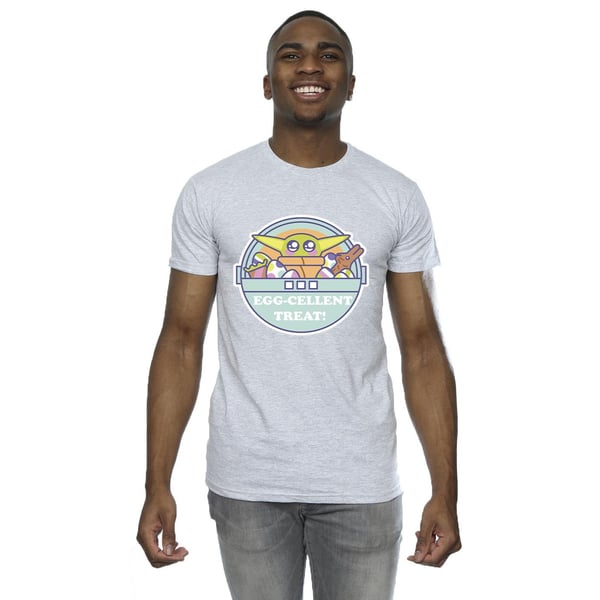 Star Wars Mens The Mandalorian Eggcellent Easter T-Shirt