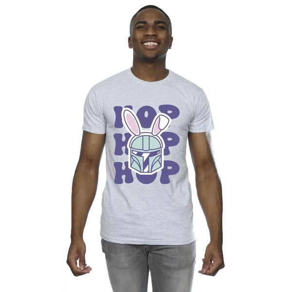 Star Wars Mens The Mandalorian Hop Into Easter T-Shirt