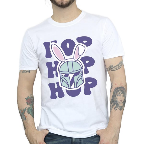 Star Wars miesten The Mandalorian Hop Into Easter T-paita