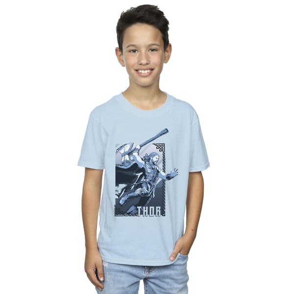 Marvel Boys Thor Love And Thunder Attack T-paita
