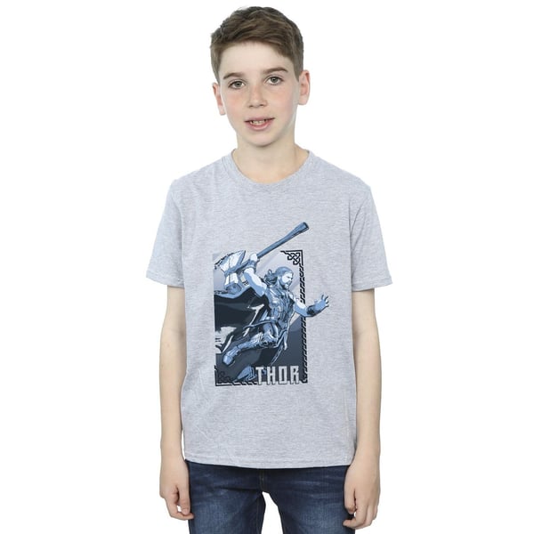 Marvel Boys Thor Love And Thunder Attack T-paita