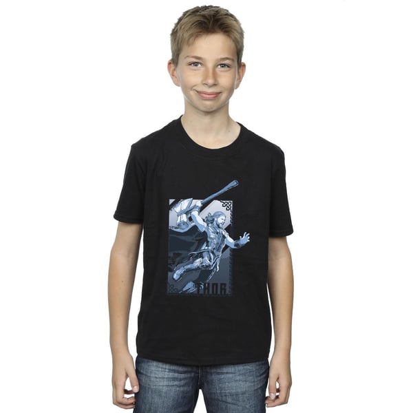 Marvel Boys Thor Love And Thunder Attack T-paita