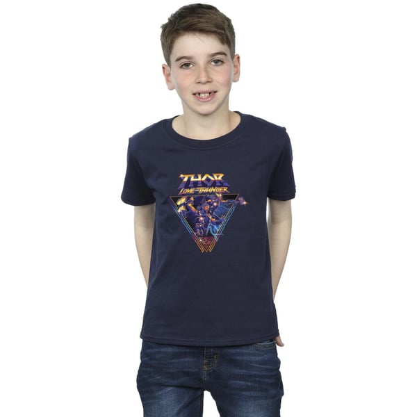 Marvel Boys Thor Love And Thunder Logo Triangle T-paita
