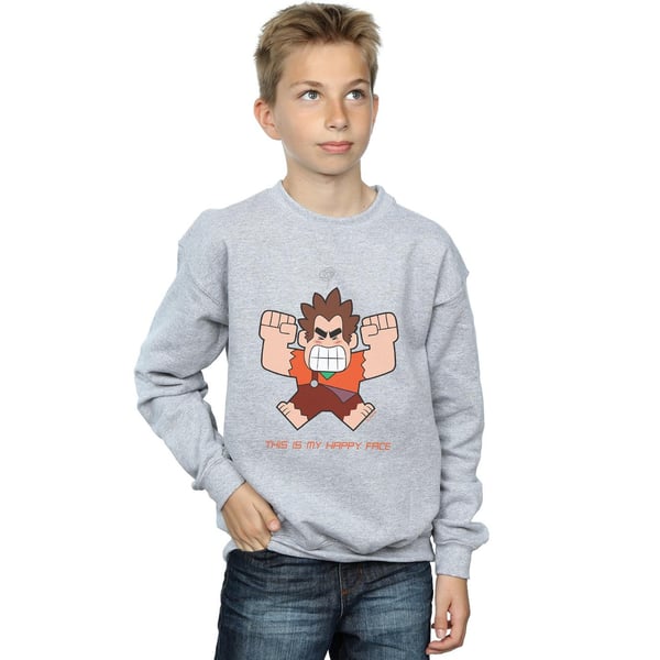 Disney Boys Wreck It Ralph Happy Face Sweatshirt