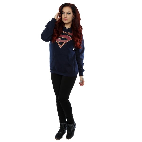 DC Comics Naisten Supergirl Logo Huppari