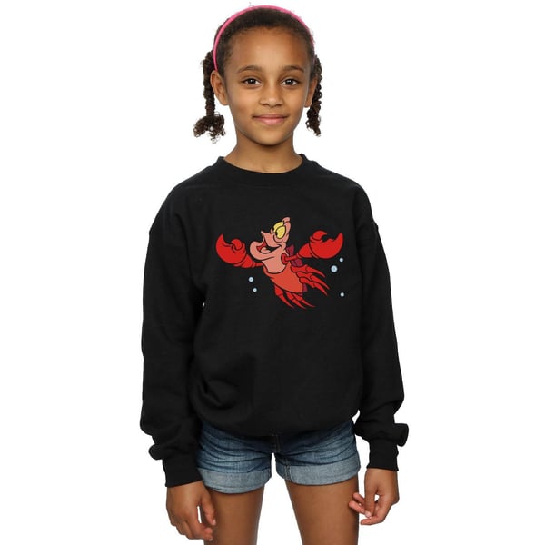 Disney Girls The Little Mermaid Sebastian Bubbles Sweatshirt