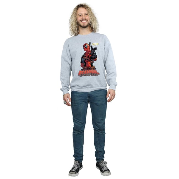 Deadpool Mens Hey You Cotton Sweatshirt