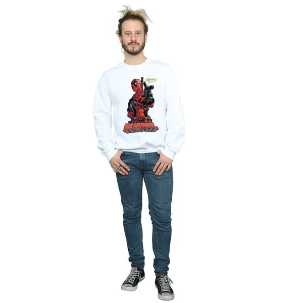 Deadpool Mens Hey You Cotton Sweatshirt