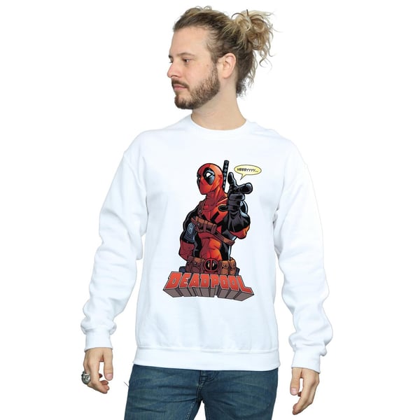 Deadpool Mens Hey You Cotton Sweatshirt