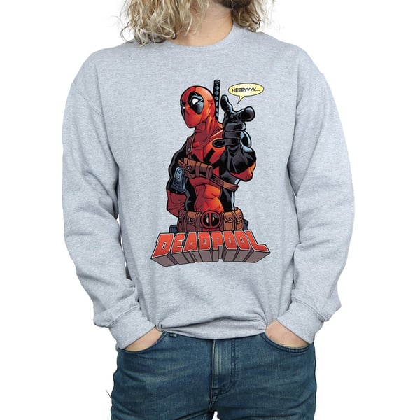 Deadpool Mens Hey You Cotton Sweatshirt