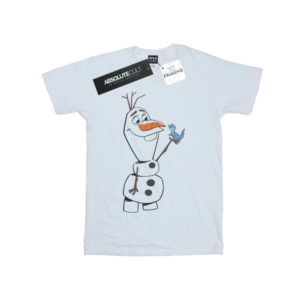Disney Womens/Ladies Frozen 2 Olaf And Salamander Cotton Boyfriend T-Shirt