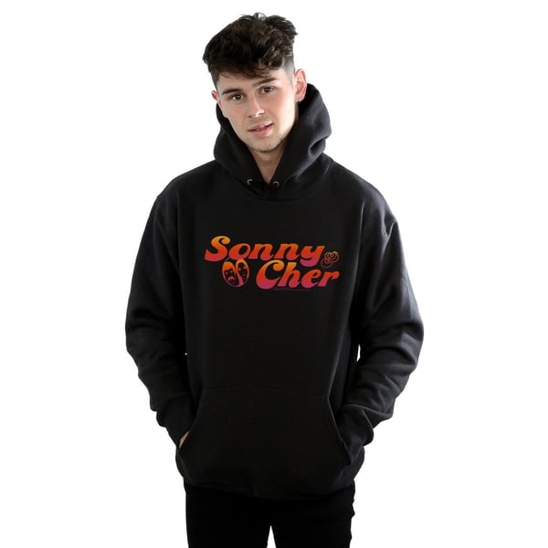 Sonny & Cher Mens Gradient Logo Hoodie