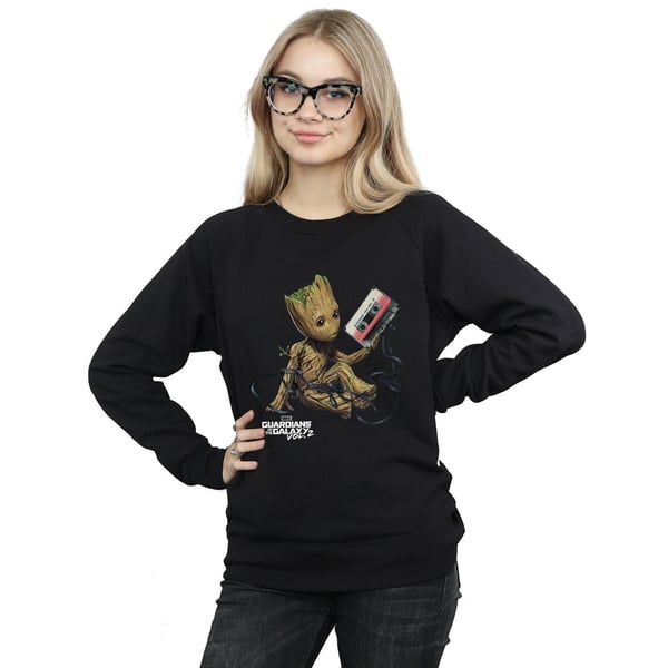 Marvel Womens/Ladies Guardians Of The Galaxy Groot Tape Sweatshirt