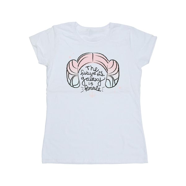Star Wars Womens/Ladies Princess Leia Future Of The Galaxy Cotton T-Shirt