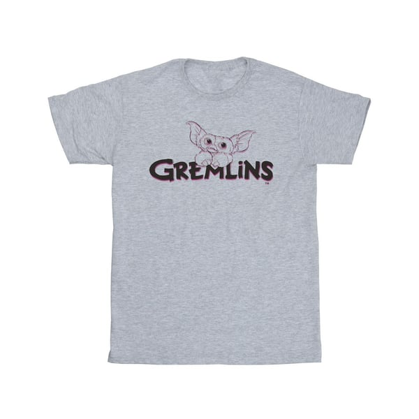 Gremlins Girls Logo Line T-shirt i bomull