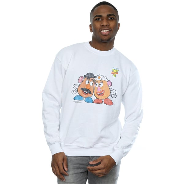 Disney Mens Toy Story 4 Mr And Mrs Potato Head Sweatshirt