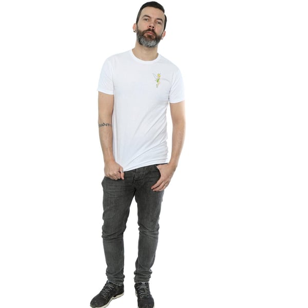 Disney Mens Tinkerbell Chest T-Shirt
