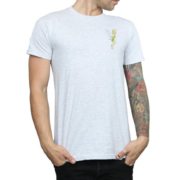 Disney Mens Tinkerbell Chest T-Shirt