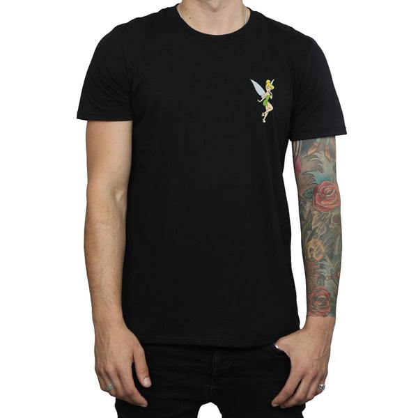 Disney Mens Tinkerbell Chest T-Shirt