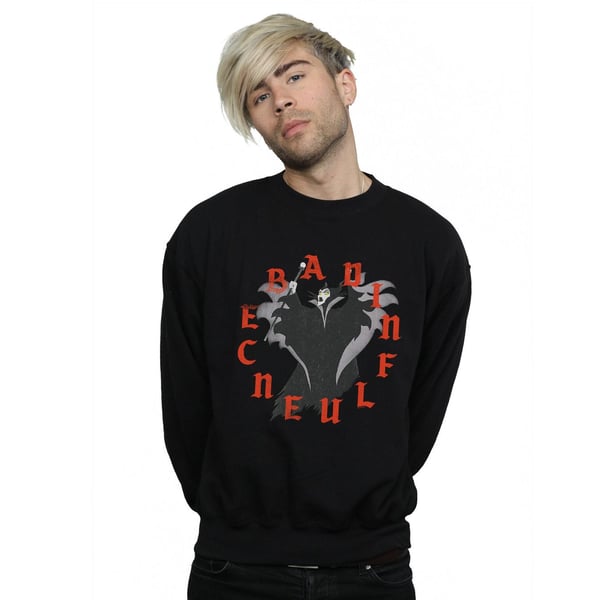 Disney Mens Maleficent Bad Influence Sweatshirt