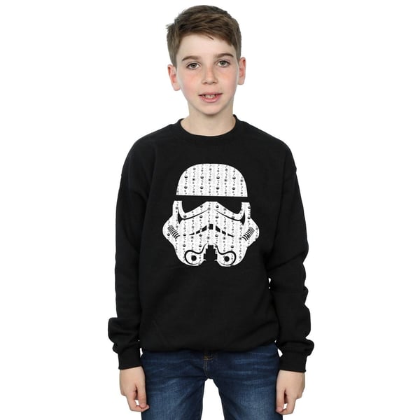 Star Wars Boys Christmas Stormtrooper Helmet Sweatshirt