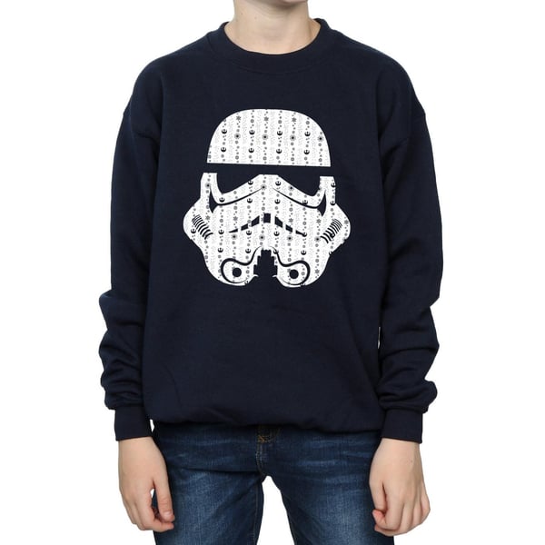 Star Wars Boys Christmas Stormtrooper Helmet Sweatshirt