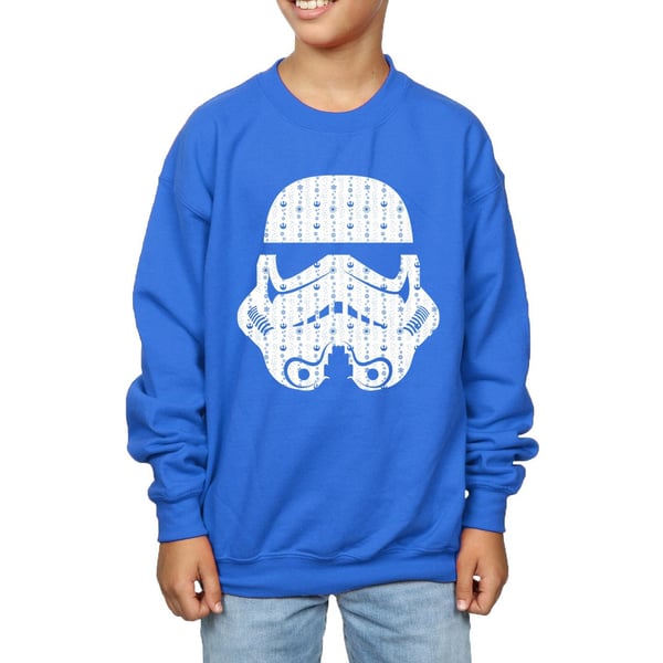 Star Wars Boys Christmas Stormtrooper Helmet Sweatshirt