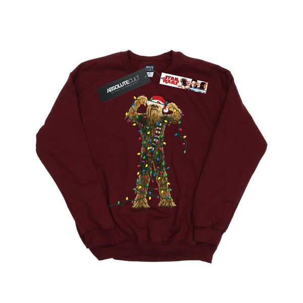 Star Wars Boys Chewbacca Christmas Lights Sweatshirt