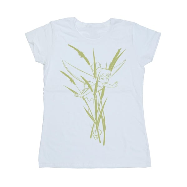 Disney Womens/Ladies Tinkerbell Nature Cotton T-Shirt