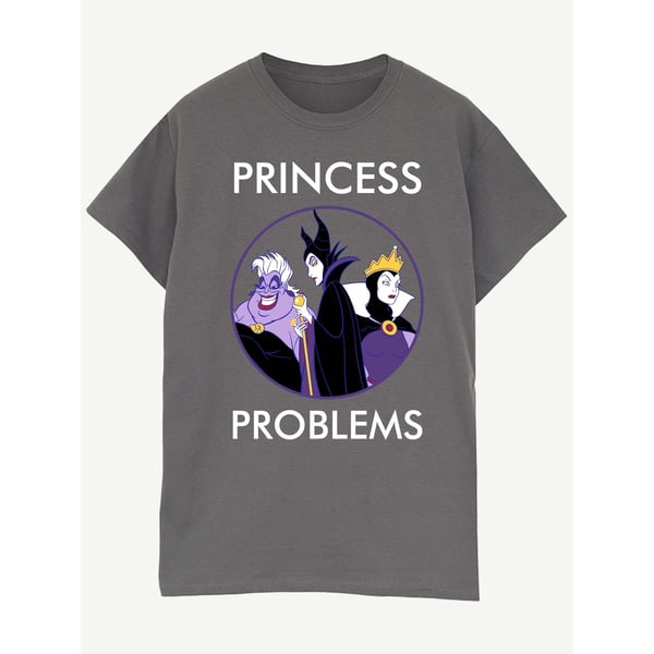 Disney Womens/Ladies Villains Princess Headaches Cotton Boyfriend T-Shirt