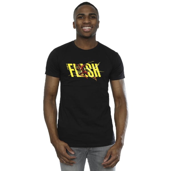 DC Comics Mens The Flash Lightning Dash T-Shirt