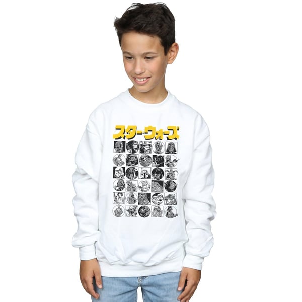 Star Wars Boys Japanese Character Thumbnail Sweatshirt