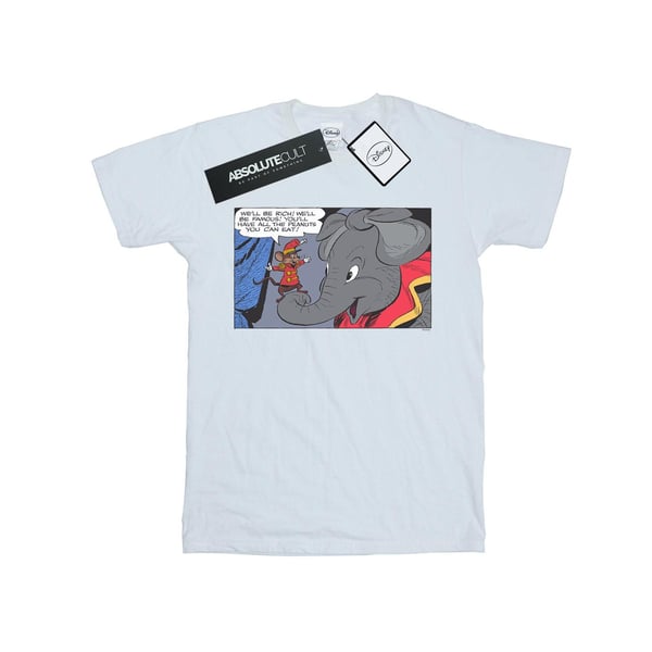 Disney Womens/Ladies Dumbo Rich And Famous Cotton Boyfriend T-Shirt