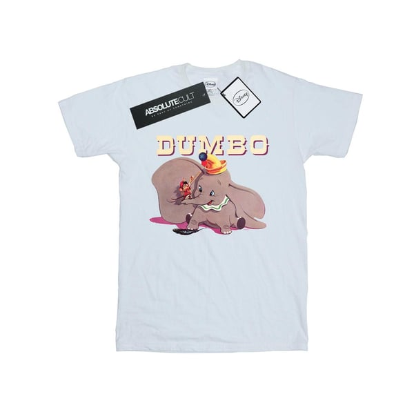 Disney Dam/Dam Dumbo Timothy's Trombone T-shirt i bomull med boyfriend-passform