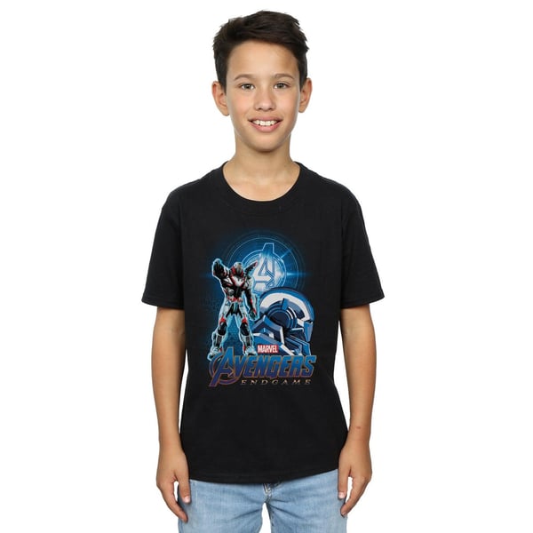 Marvel Boys Avengers Endgame War Machine Team Suit T-paita