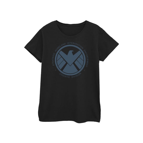 Marvel Womens/Ladies Agents Of SHIELD Logistics Division Cotton T-Shirt